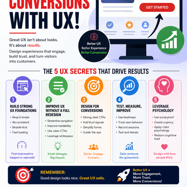 5 Secrets to Boosting Conversions with UX (Most Websites Ignore #3!)